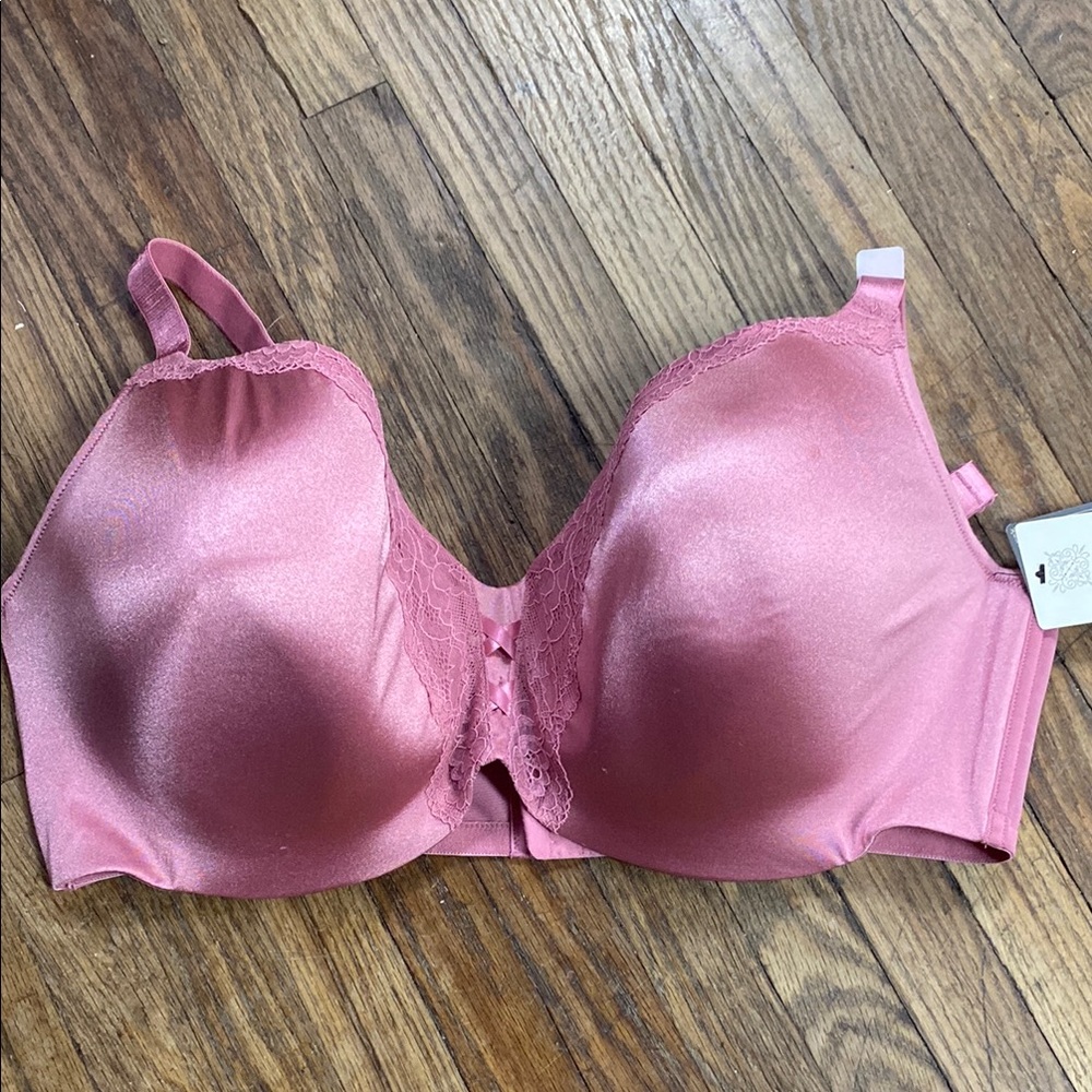 Deesse Lingerie Blush Satin Bra